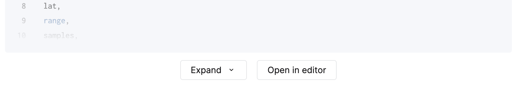 Open generated query in editor